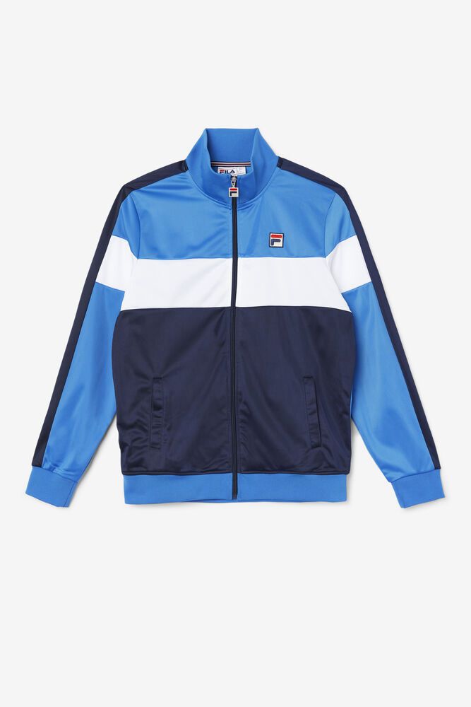 Fila Assembly Track Jacket Blue - Mens - 21375LETS